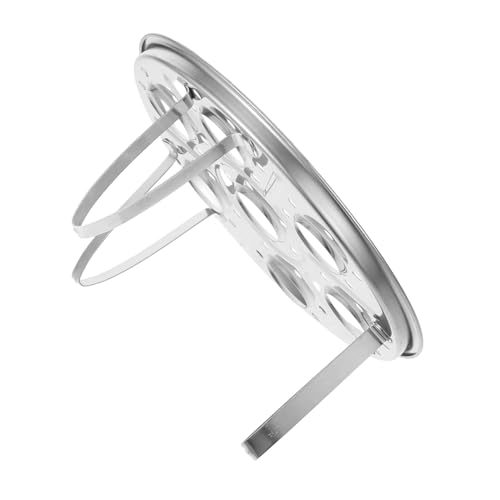 FUNOMOCYA Multifunktionaler Edelstahl Dämpfeinsatz mit Stabilem Dreibein für Eier und Gemüse Hitzebeständiger Runddampfkorb Leicht zu Reinigen und Langlebig für Gesunde Zubereitung von FUNOMOCYA