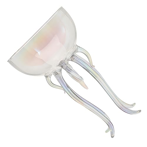 FUNOMOCYA Oktopusglas Glasbecher Cocktailbecher Brautparty- Weinglas Rotweinbecher Cocktailgläser Für Cocktails Barbecher Hochzeitsbecher Urlaubscocktailgläser von FUNOMOCYA