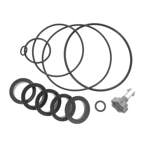 FUNOMOCYA PVC Dichtungsringe für Sandfilterpumpe Pool Pumpendichtung Ersatzkit Einfache Installation Kompatibel mit Intex Langlebige Dichtungsringe für Klareres Wasser von FUNOMOCYA
