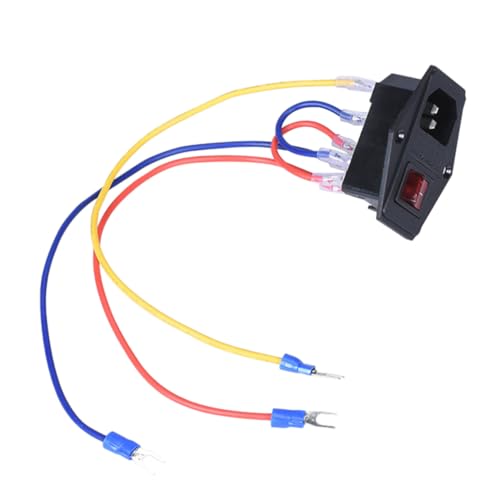 FUNOMOCYA Power Outlet Modul mit Rocker schalter und Sicherung Kabel Korrosionsbeständig Drucker Zubehör Einbau steckdosenmodul in Schwarz FUNOMOCYA Power Outlet Modul mit Rocker schalter und Sicherung Kabel Korrosionsbeständig Drucker Zubehör Einbau steckdosenmodul in Schwarz von FUNOMOCYA