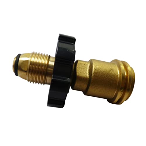 FUNOMOCYA Propangasadapter mit Sicherheitsventil für Gasflaschen Tankadapter für Campingkocher BBQ und Heizgeräte zu Installieren und Verwenden Robuste von FUNOMOCYA