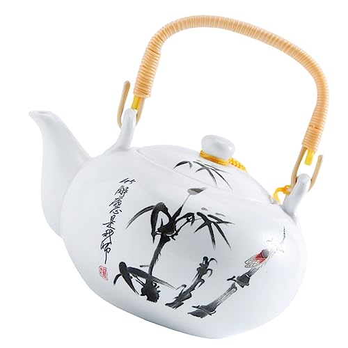 FUNOMOCYA Retro Chinesische Keramik mit Infuser für Zuhause Büro und Teestuben Langlebiges Tee mit Ergonomischem Griff und Hervorragender Wärmeleitfähigkeit FUNOMOCYA Retro Chinesische Keramik mit Infuser für Zuhause Büro und Teestuben Langlebiges Tee mit Ergonomischem Griff und Hervorragender Wärmeleitfähigkeit von FUNOMOCYA