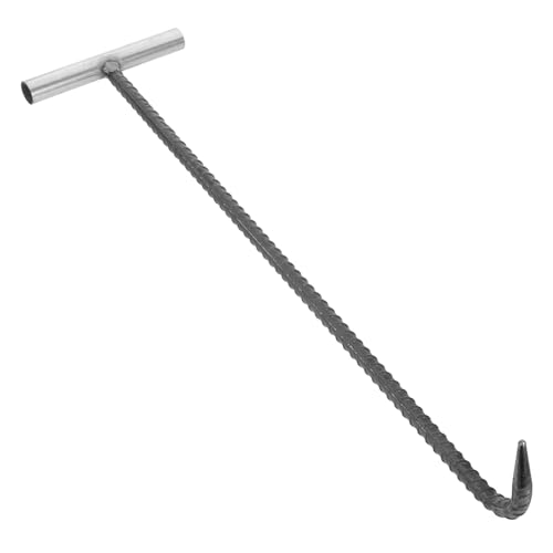 FUNOMOCYA Robuster Schachthaken aus Dickem Gewindestahl Vielseitiger Griff für Verbesserten Halt und Einfaches Anheben von Kanaldeckeln Abflussgittern und Septiktankdeckeln FUNOMOCYA Robuster Schachthaken aus Dickem Gewindestahl Vielseitiger Griff für Verbesserten Halt und Einfaches Anheben von Kanaldeckeln Abflussgittern und Septiktankdeckeln von FUNOMOCYA