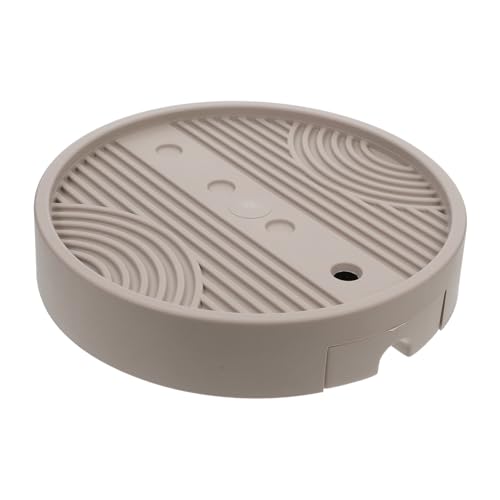 FUNOMOCYA Robustes Rundes Pflanztablett mit Universalrädern Wasserdichter Blumentopf untersetzer für Indoor Pflanzen Stabiler Pflanzenroller mit Effizienter Drainage und Wurzelbelüftung von FUNOMOCYA
