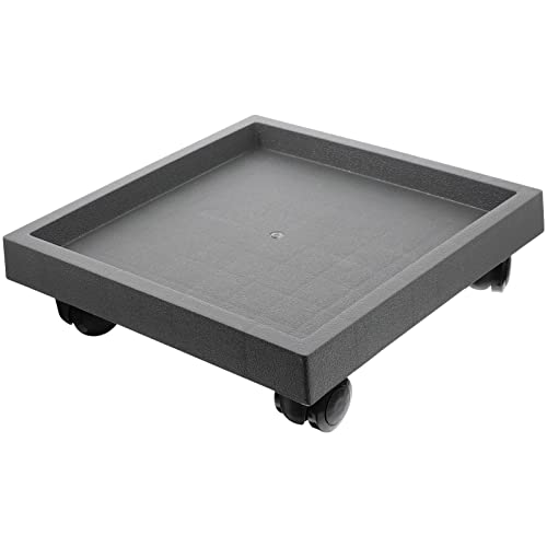 FUNOMOCYA Rollender Pflanzenständer mit Rädern Quadratischer Blumenkübel Untersetzer Stabiler Pflanzendolly für Einfache und Umgebung für Blumen und Bonsai FUNOMOCYA Rollender Pflanzenständer mit Rädern Quadratischer Blumenkübel Untersetzer Stabiler Pflanzendolly für Einfache und Umgebung für Blumen und Bonsai von FUNOMOCYA