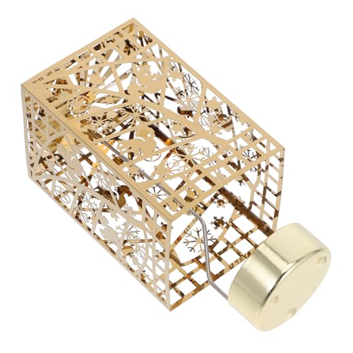 FUNOMOCYA Rotierender Teelichthalter Stabilem Sockel Europäischer Stil Eleganter Weihnachtskerzenständer für Tischdekoration Festliche Hochzeit und Partydeko FUNOMOCYA Rotierender Teelichthalter Stabilem Sockel Europäischer Stil Eleganter Weihnachtskerzenständer für Tischdekoration Festliche Hochzeit und Partydeko von FUNOMOCYA