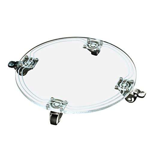 FUNOMOCYA Runder Blumenkübel Roller mit Beweglichen Rädern Transparenter Acryl Halter für Pflanzentöpfe für und Außenbereiche Schont Boden und Erhöht die Flexibilität FUNOMOCYA Runder Blumenkübel Roller mit Beweglichen Rädern Transparenter Acryl Halter für Pflanzentöpfe für und Außenbereiche Schont Boden und Erhöht die Flexibilität von FUNOMOCYA