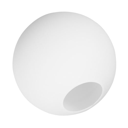 FUNOMOCYA Runder Glaslampenschirm für Tisch und Stehlampen Eleganter Ersatzlampenschirm für Vielseitige Lichtquellen im Wohn und Bürobereich Einfach zu Reinigen Installieren von FUNOMOCYA