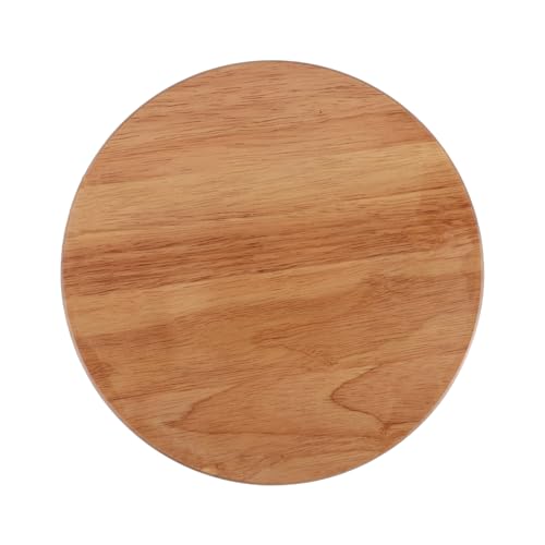 FUNOMOCYA Runder Holz barhocker Sitz Ersatz Robuste Holzplatte für Kleine Hocker Komfortabel und Großzügig Elegantes Design Langlebiger Sitz für Wohn Essbereiche von FUNOMOCYA