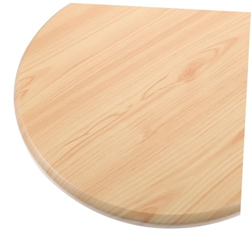 FUNOMOCYA Runder Holzstuhl Sitz Ersatzplatte Holzsitzfläche Robust Langlebig für Barhocker Kantinenstuhl und Restaurantstuhl Geeignet Holz Hocker Sitzteil Ersatz von FUNOMOCYA