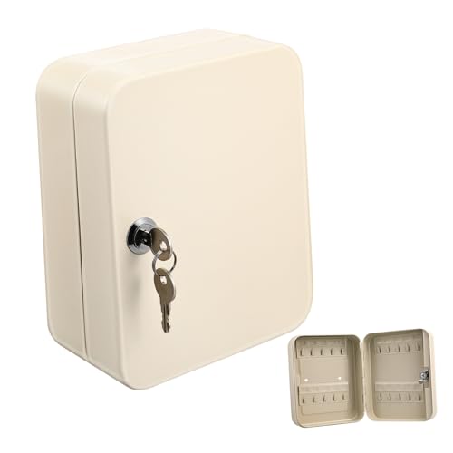 FUNOMOCYA Schlüsselsafe Wandmontierter Schlüsselhalter aus Robustem Positionen Schlüsselaufbewahrungsbox für Zuhause und Büro Platzsparendes Design mit Sicherem Schloss FUNOMOCYA Schlüsselsafe Wandmontierter Schlüsselhalter aus Robustem Positionen Schlüsselaufbewahrungsbox für Zuhause und Büro Platzsparendes Design mit Sicherem Schloss von FUNOMOCYA