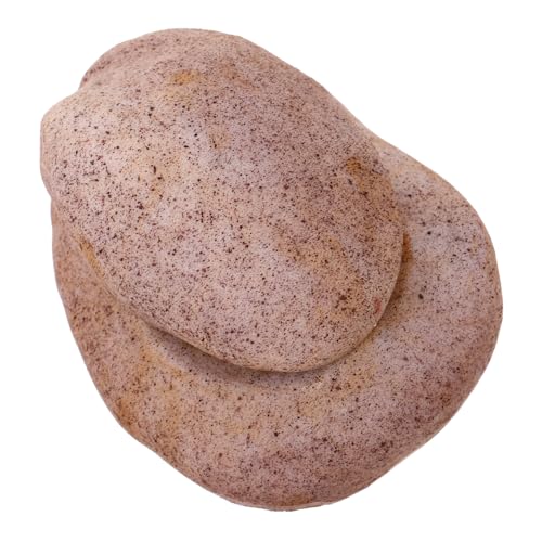 FUNOMOCYA Schlüsselversteck Garten Stein mit Geheimfach Wetterfester Outdoor Key Hider Unauffällige Schlüsselbox für Ersatzschlüssel Dekorativer Stein für Außenbereich Widerstandsfähig und von FUNOMOCYA