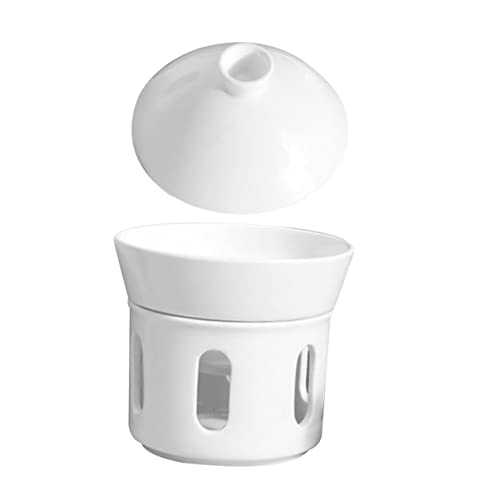 FUNOMOCYA Elegante Suppenschüssel Aus Keramik Multifunktionale Dampfschüssel Für Stabilen Deckel von FUNOMOCYA