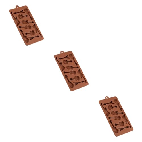 FUNOMOCYA 3 Stücke Silikon Gitarre Formen 10 Hohlraum Backformen Für Schokolade Kuchen Brot Fondant Bass Für FUNOMOCYA 3 Stücke Silikon Gitarre Formen 10 Hohlraum Backformen Für Schokolade Kuchen Brot Fondant Bass Für von FUNOMOCYA
