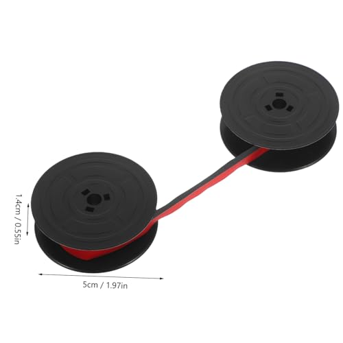 FUNOMOCYA Schreibmaschinen Farbband Doppelspule Schwarz Rot Kompatibel für Klassische Modelle Klare Stabile und Lichtechte Typografie für Büro Schule und Zuhause FUNOMOCYA Schreibmaschinen Farbband Doppelspule Schwarz Rot Kompatibel für Klassische Modelle Klare Stabile und Lichtechte Typografie für Büro Schule und Zuhause von FUNOMOCYA