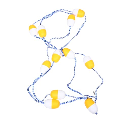 FUNOMOCYA Schwimmbahn Trennseil mit Langlebigen Gelb Weißen Schwimmbojen Hohe Sichtbarkeit Installieren Sicherheitsstarke Poolabtrennung für Wettkampf und Training FUNOMOCYA Schwimmbahn Trennseil mit Langlebigen Gelb Weißen Schwimmbojen Hohe Sichtbarkeit Installieren Sicherheitsstarke Poolabtrennung für Wettkampf und Training von FUNOMOCYA