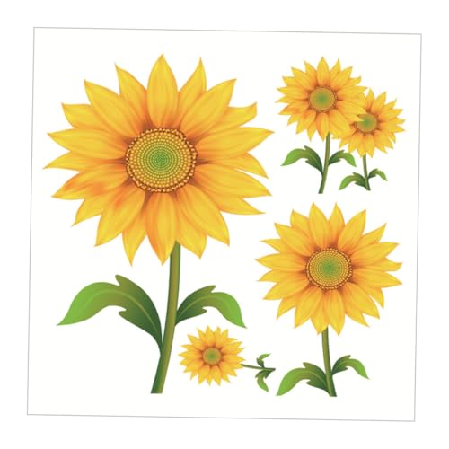 FUNOMOCYA Sonnenblume Wandtattoo Selbstklebend Dekorativer Blumenaufkleber für Kleiderschrank Lebensechte Muster Einfach Anzubringen Gelb Frische Raumgestaltung FUNOMOCYA Sonnenblume Wandtattoo Selbstklebend Dekorativer Blumenaufkleber für Kleiderschrank Lebensechte Muster Einfach Anzubringen Gelb Frische Raumgestaltung von FUNOMOCYA