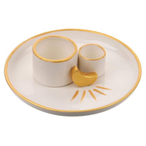 FUNOMOCYA Räucherstäbchenhalter Aus Keramik Für Salbei Eleganter Aromatherapie-Brenner Dekorative Räucherschale Für Meditation Und Yoga Vielseitiger Tischmittelpunkt Für Wohnräume Und Büro FUNOMOCYA Räucherstäbchenhalter Aus Keramik Für Salbei Eleganter Aromatherapie-Brenner Dekorative Räucherschale Für Meditation Und Yoga Vielseitiger Tischmittelpunkt Für Wohnräume Und Büro von FUNOMOCYA