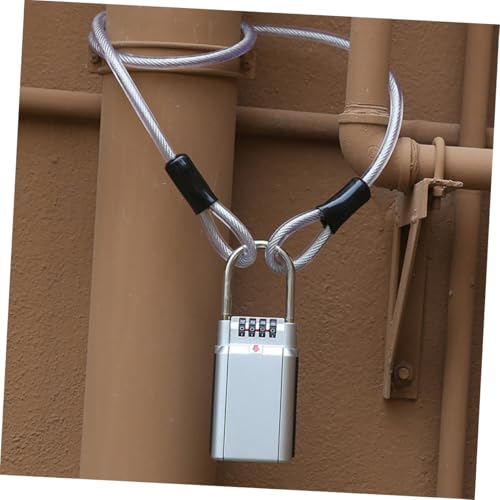 FUNOMOCYA Stelliger Zahlenschloss Schlüsselbox Wandmontage Wasserdichtes Korrosionsbeständiges Key Lock Box für Haus und Außentüren Sicherer Schlüsselsafe mit Einfachem Bedienkomfort von FUNOMOCYA