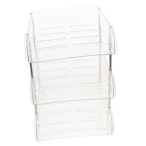 FUNOMOCYA Stufiger Schreibtisch Organizer Stabiler Desktop Bücherregal Aufbewahrungsständer für Bücher Ordner und Dokumente Platzsparendes Multifunktionales Ablagesystem für Büro Zuhause und von FUNOMOCYA