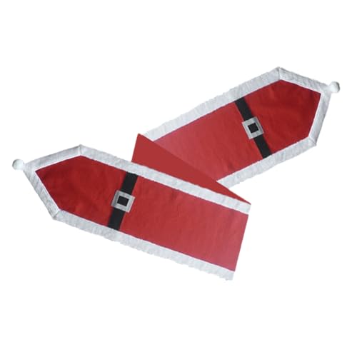 FUNOMOCYA Tischdekorationstischflagge Feiertagstischläufer Dekorate Tischläufer Leinen Funkelnd Weihnachten Kreative Tischdecke Weihnachtsmann Tischläufer Party-tischdecke von FUNOMOCYA