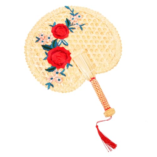 FUNOMOCYA Tragbarer großer Sommerfan Kühlventilator tragbar Lüfter Rattan Handheld -Fan Handventilator - handgefertigte Fächer Handheld-Fans Handheld Mini -Fan Handwerkerfan FUNOMOCYA Tragbarer großer Sommerfan Kühlventilator tragbar Lüfter Rattan Handheld -Fan Handventilator - handgefertigte Fächer Handheld-Fans Handheld Mini -Fan Handwerkerfan von FUNOMOCYA