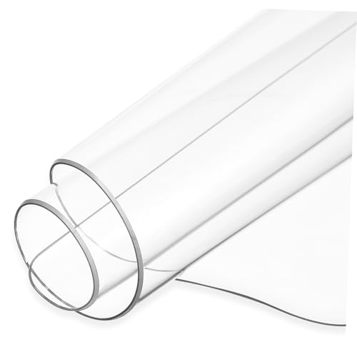 FUNOMOCYA Transparente Tischmatte Kratzfester Tischschutz Zuschneidbar für Schreibtische Einsetzbar für Zuhause und Restaurants von FUNOMOCYA