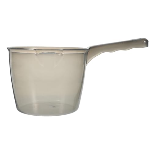 FUNOMOCYA Transparenter Dickwandiger Wasserlöffel mit Langem Ergonomischem Griff Vielseitiger Badeschöpfer für Küche Bad Haushalt und Camping Wiederverwendbarer Wasserschöpflöffel von FUNOMOCYA