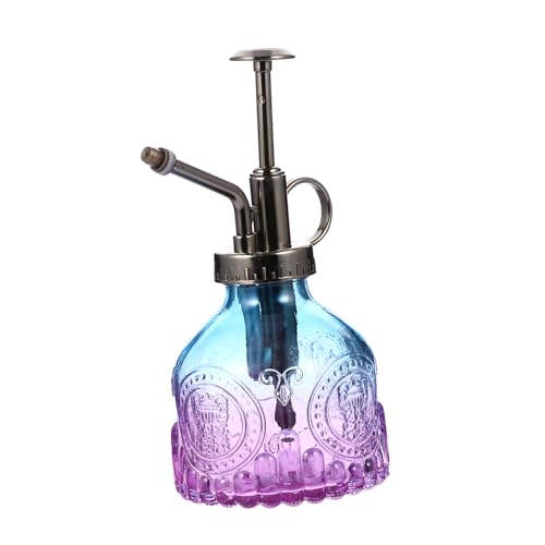 FUNOMOCYA Vintage Glas wassersprüher mit Reliefdesign Kleine Gießkanne für Zimmerpflanzen und Hängepflanzen Geeignet für Innen Außenbereich Stilvolles Pflanzen wassergerät Komfortabler von FUNOMOCYA