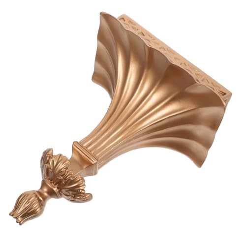 FUNOMOCYA Vintage Ornate Wandregal aus Harz Europäischer Stil Wandmontiertes Regal für Wohnzimmer Schlafzimmer Vielseitiges Display für Blumen Bücher und Dekorationen Stabile und Stilvolle von FUNOMOCYA