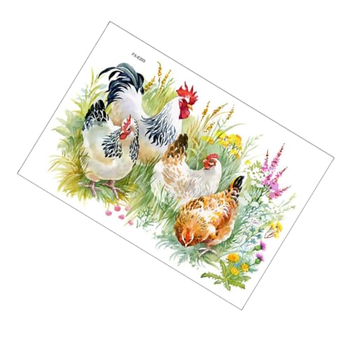 FUNOMOCYA Wandaufkleber Huhn im Rustikalen Selbstklebend Dekorative Wandkunst für Wohnzimmer Schlafzimmer Material Abziehbar und Wiederverwendbar Einfache Anwendung FUNOMOCYA Wandaufkleber Huhn im Rustikalen Selbstklebend Dekorative Wandkunst für Wohnzimmer Schlafzimmer Material Abziehbar und Wiederverwendbar Einfache Anwendung von FUNOMOCYA
