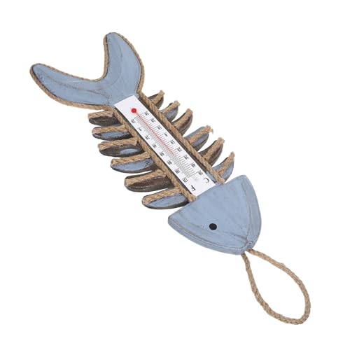 FUNOMOCYA Wandmontierter Wettermesser für und Außenbereich Dekoratives Thermometer für Patio Garten und Wohnzimmer Funktionale Wandkunst von FUNOMOCYA