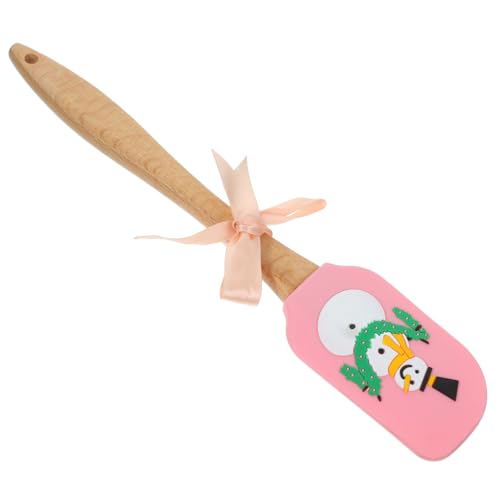 FUNOMOCYA Silikonspachtel Mit Holzgriff Weihnachtsspatel Sahne-butter-spatel Rührschaber Für Backen Und Kochen von FUNOMOCYA