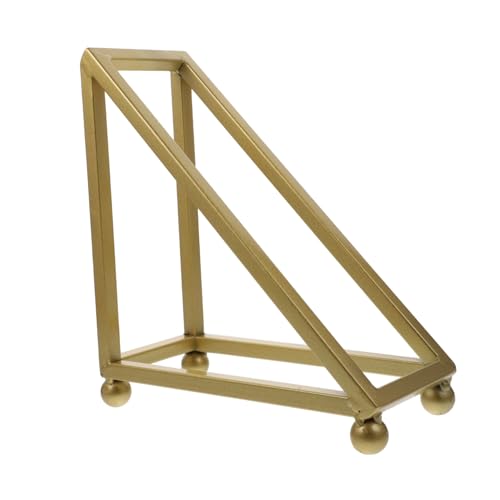 FUNOMOCYA Weinregal aus Metall Gold Schräg Stehender Flaschenhalter Rostfrei und Dekorativ für Wohnzimmer Büro Balkon Stilvolles Design Praktischer Weinaufbewahrer von FUNOMOCYA