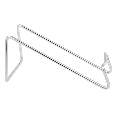 FUNOMOCYA Weinregal aus Schmiedeeisen Eleganter Weinflaschenständer für Küchenarbeitsplatten Stilvoller Getränkeständer Silber für Bars und Hausbars von FUNOMOCYA