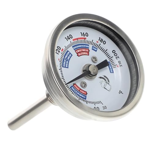 FUNOMOCYA Weinthermometer für Weinherstellung Präzise Temperaturmessung für Brauprozesse Langlebig und Wiederverwendbar für und Profi Dial Thermometer mit Sicherer Installation FUNOMOCYA Weinthermometer für Weinherstellung Präzise Temperaturmessung für Brauprozesse Langlebig und Wiederverwendbar für und Profi Dial Thermometer mit Sicherer Installation von FUNOMOCYA