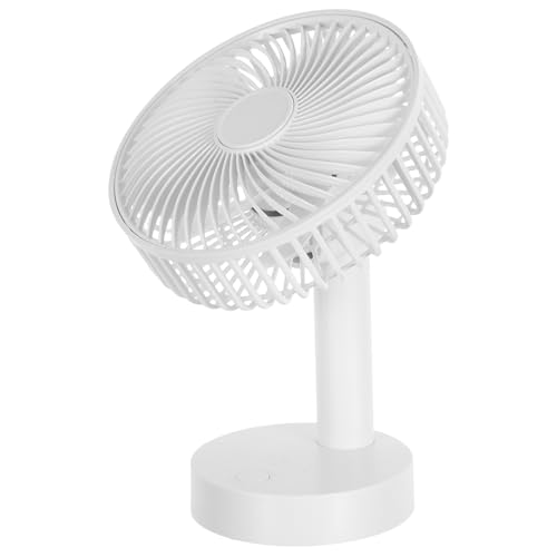 FUNOMOCYA Wiederaufladbarer Tischventilator mit Fünf Geschwindigkeitsstufen Leiser Betrieb und Starkem für Auto und Büro Kompakte Kühlung von FUNOMOCYA