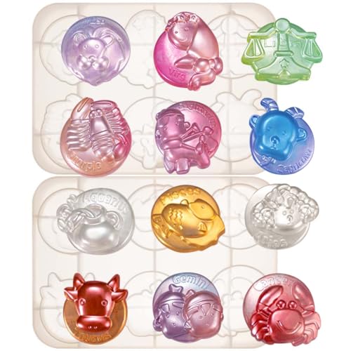 12 Sternzeichen Silikonform Sternbilder Epoxidharz Form Konstellation Backform 2er Set 12 Sternzeichen Silikonform Sternbilder Epoxidharz Form Konstellation Backform 2er Set von FUNSHOWCASE