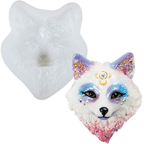 3D Fuchskopf Silikonform Harzform für Epoxidharz Wanddekoration Taschenanhänger 3D Fuchskopf Silikonform Harzform für Epoxidharz Wanddekoration Taschenanhänger von FUNSHOWCASE