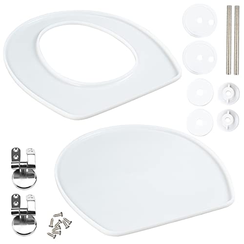FUNSHOWCASE Toilettensitz Epoxidharz Abdeckung Silikonformen Set Rund Form Decke von FUNSHOWCASE