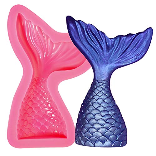 Schwanz Meerjungfrau Silikonform Epoxidharz Formen Tortendeko groß 2er Set Schwanz Meerjungfrau Silikonform Epoxidharz Formen Tortendeko groß 2er Set von FUNSHOWCASE