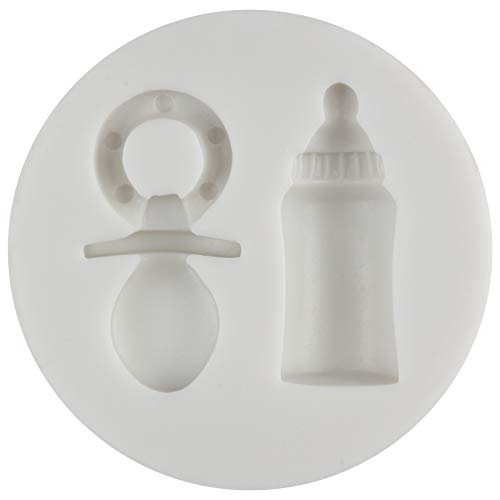 Silikonform Babyfläschchen Schnuller Schokolade Fondant Backform Baby Taufe Silikonform Babyfläschchen Schnuller Schokolade Fondant Backform Baby Taufe von FUNSHOWCASE