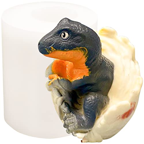 T-Rex Dinosaurier Ei Silikon Form Harzform Kerzenform Seifenform Kerzen-Herstellung DIY von FUNSHOWCASE
