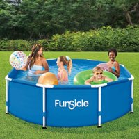 Rundrohrpool Funsicle Activity Pool ø 2,44m x h 76cm - Blau von FUNSICLE