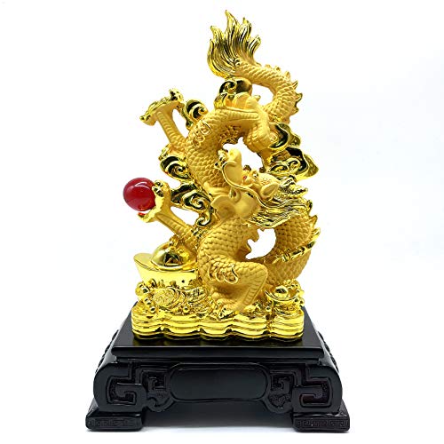 FUNSXBUG Chinesische Feng Shui Drache Statue Skulptur Figuren Feng Shui Dekor Home Office Dekoration Tischdekor Ornamente Gute Glücksgeschenke FUNSXBUG Chinesische Feng Shui Drache Statue Skulptur Figuren Feng Shui Dekor Home Office Dekoration Tischdekor Ornamente Gute Glücksgeschenke von FUNSXBUG