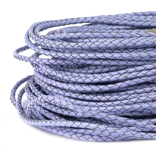FUNZE 2 Meter schwarzes geflochtenes echtes Lederseil Schmuckzubehör 3 4 5 6 mm runde Lederschnur für DIY-Armbandschmuckherstellung FUNZE 2 Meter schwarzes geflochtenes echtes Lederseil Schmuckzubehör 3 4 5 6 mm runde Lederschnur für DIY-Armbandschmuckherstellung von FUNZE