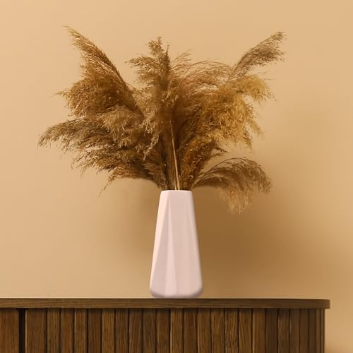 FUONCEDE Keramik Vase, Geometrisches Design Blumenvase Keramik Vasen für Blumen, Dekorative Vasen für Pampasgras Deko, Modern Kleine Vase für Home Wohnzimmer Esstisch Bauernhaus Büro Dekor FUONCEDE Keramik Vase, Geometrisches Design Blumenvase Keramik Vasen für Blumen, Dekorative Vasen für Pampasgras Deko, Modern Kleine Vase für Home Wohnzimmer Esstisch Bauernhaus Büro Dekor von FUONCEDE