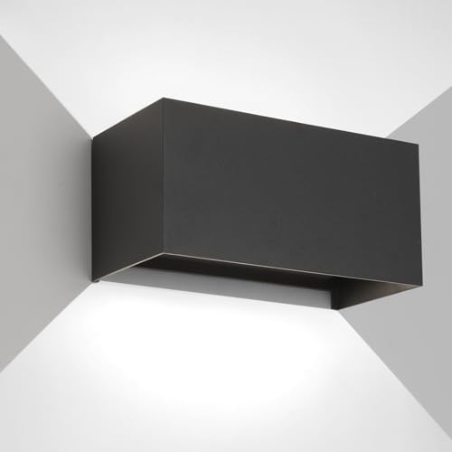 FUPE 25W LED Wandleuchte Innen/Außen,06500K Außenlampe Außenleuchte, IP65 Wand UP Down,Außenwandleuchte Mit Einstellbar Abstrahlwinkel Kaltweiß FUPE 25W LED Wandleuchte Innen/Außen,06500K Außenlampe Außenleuchte, IP65 Wand UP Down,Außenwandleuchte Mit Einstellbar Abstrahlwinkel Kaltweiß von FUPE