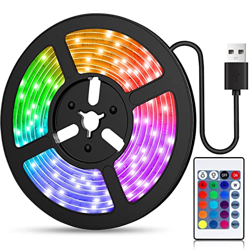 LED Strip 10m USB, RGB LED Streifen, Farbwechsel LED Lichterkette mit Fernbedienung, App-steuerung, Musikmodus, Timer-Einstellung, LED Band für Haus Schlafzimmer TV KücheDeko von FUPT
