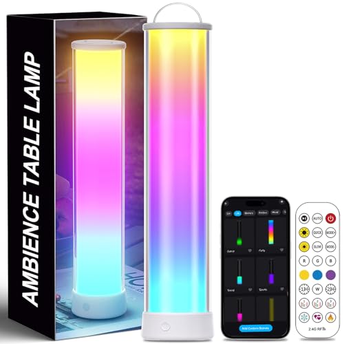 FUPT LED-RGB Lightbar, Waterproof Camping Light IPX4 Rechargeable,360° Hanging RGB Lamp with 16M Colors, USB-C Aufladbar Ambient Lampe,für Zimmer Gaming Deko, Tent, Hiking FUPT LED-RGB Lightbar, Waterproof Camping Light IPX4 Rechargeable,360° Hanging RGB Lamp with 16M Colors, USB-C Aufladbar Ambient Lampe,für Zimmer Gaming Deko, Tent, Hiking von FUPT